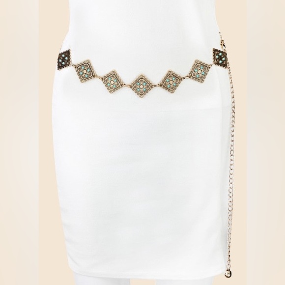 Accessories Floral Western Chain Belt Poshmark